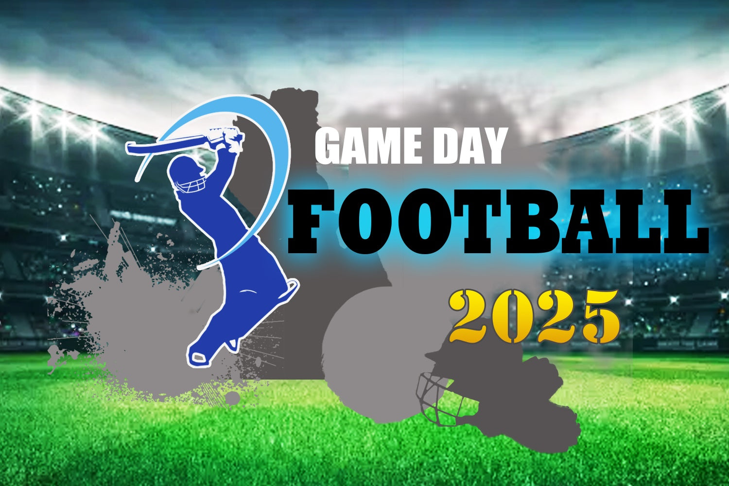 Football Photo Backdrop Stadium Night Sports Photo Backdrop UK TWW6-17