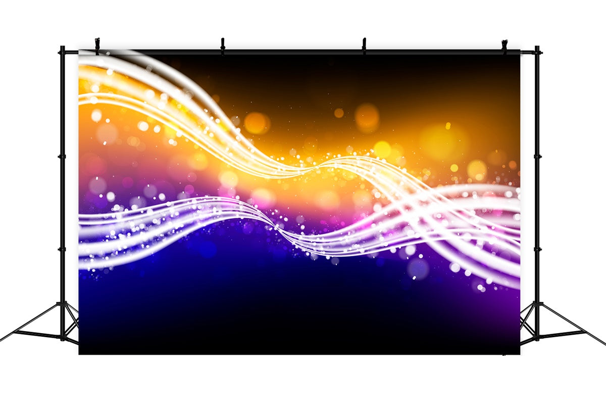 Dance Photo Backdrops Dreamy Light Waves Party Backdrop UK XY2-119