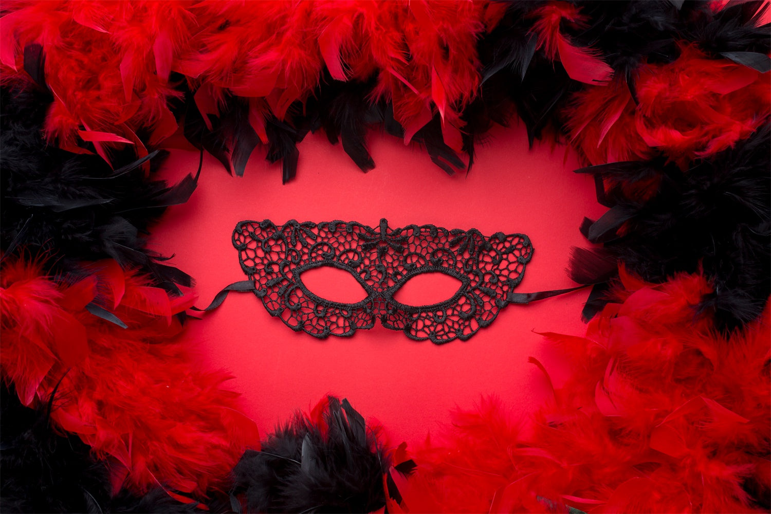 Masquerade Backdrop Ideas Elegant Lace Black Mask Party Backdrop UK XY2-136