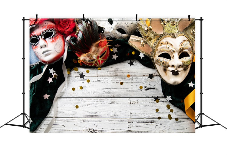 Masquerade Backdrop Ideas Elegant Venetian Mask Party Backdrop UK XY2-139