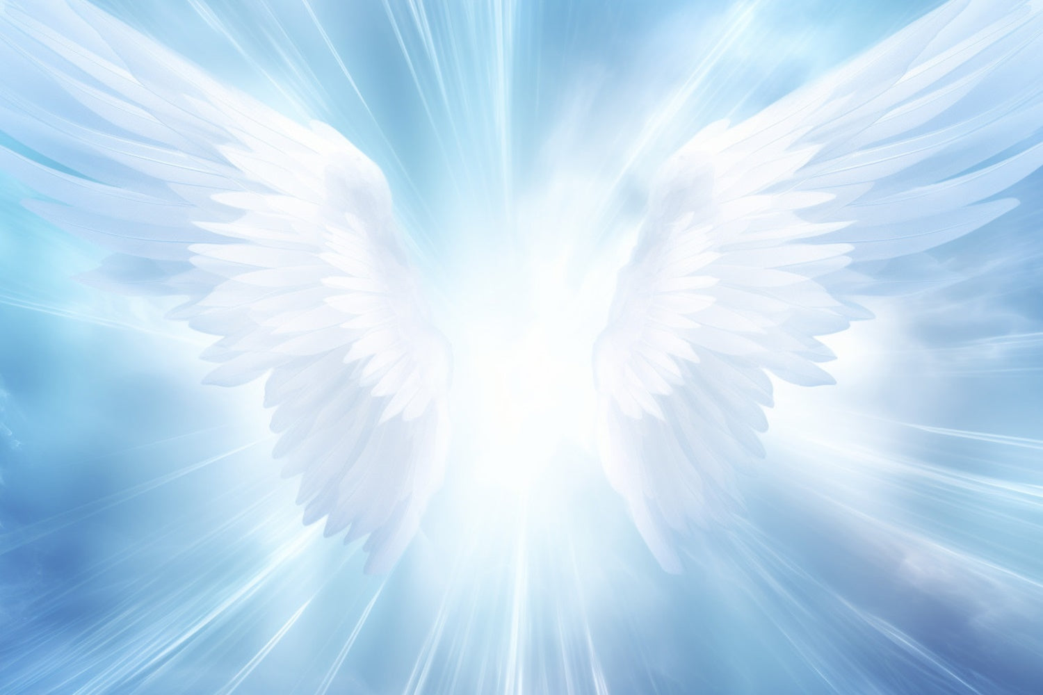 Memorial Backdrop Ideas White Angel Wings Glow Backdrop UK XY2-144