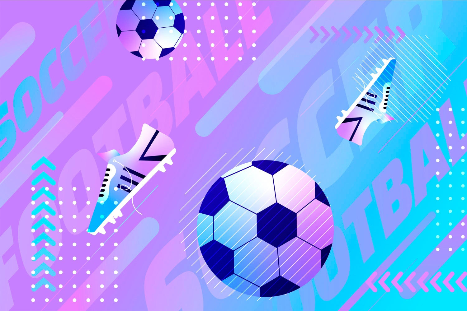 Sports Event Backdrop Dynamic Football Gradient Neon Backdrop UK XY2-153