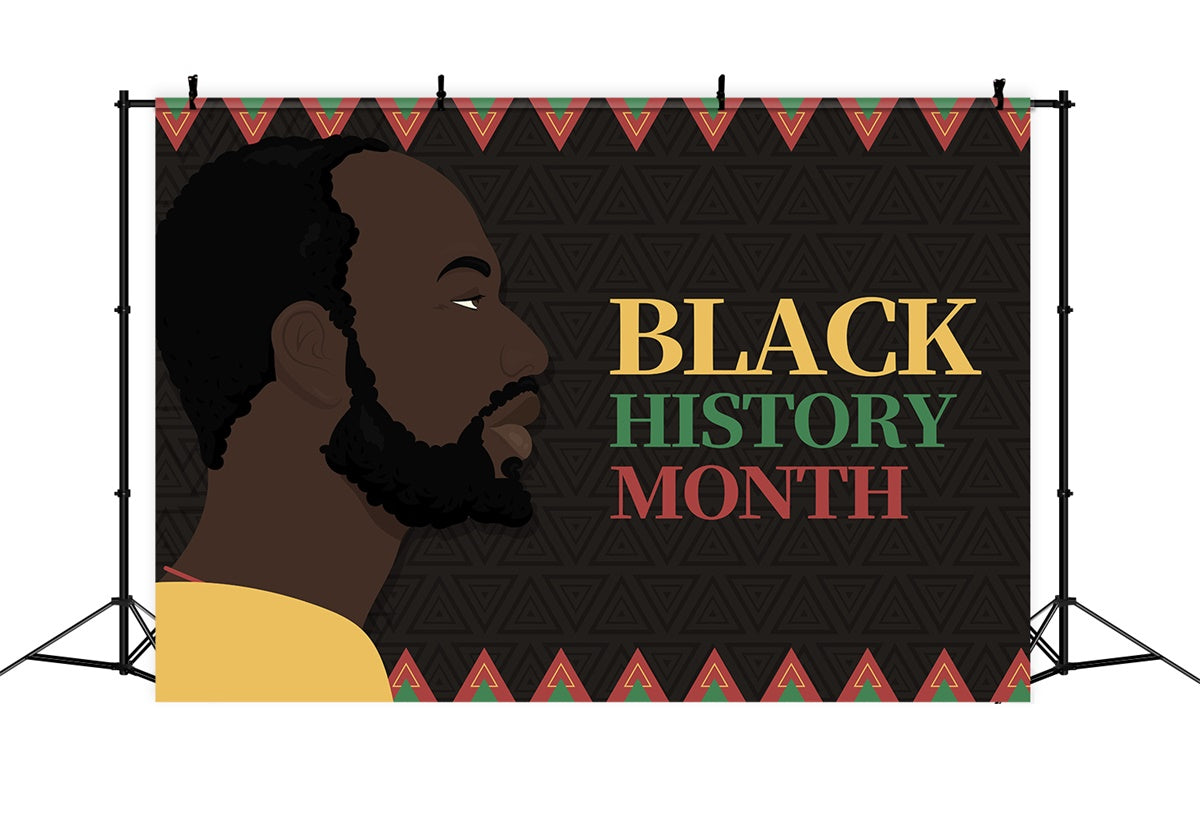 Black History Month Backdrop Inspirational Black Figures Backdrop UK XY2-2