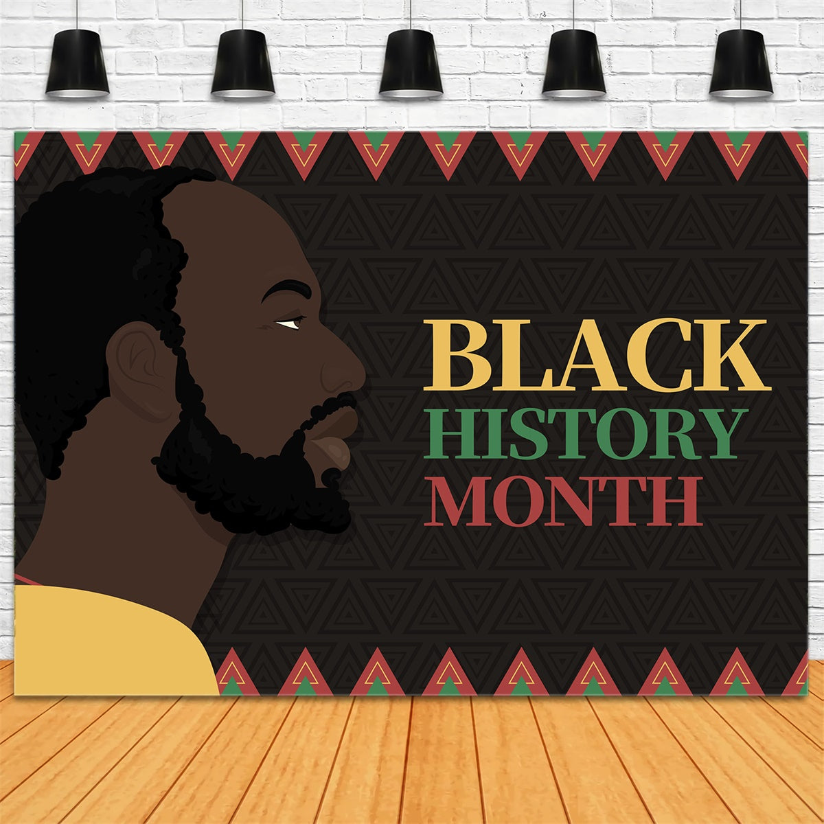 Black History Month Backdrop Inspirational Black Figures Backdrop UK XY2-2