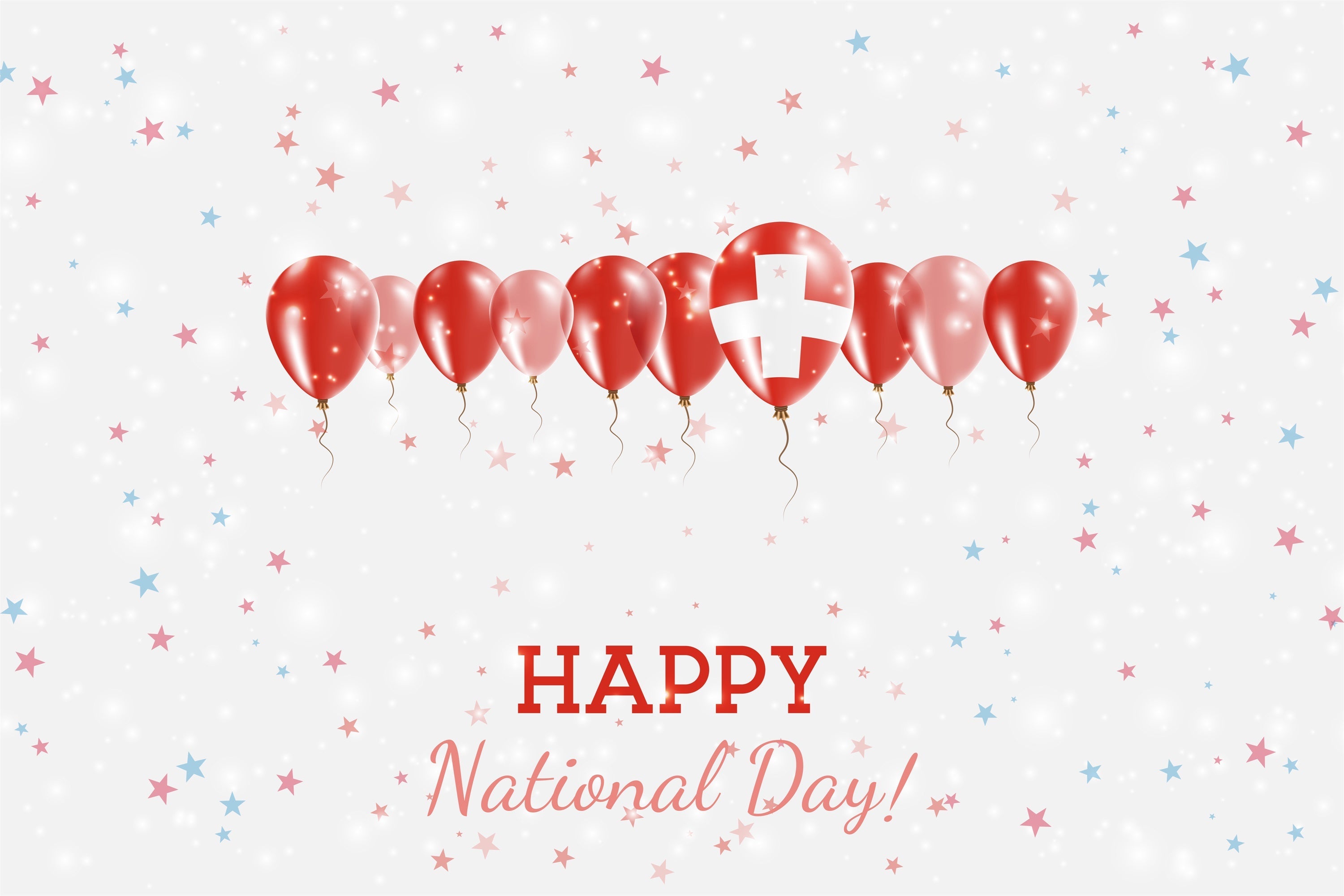 National Nurses Day Backdrop Shining Balloons Stars Backdrop UK XY2-42