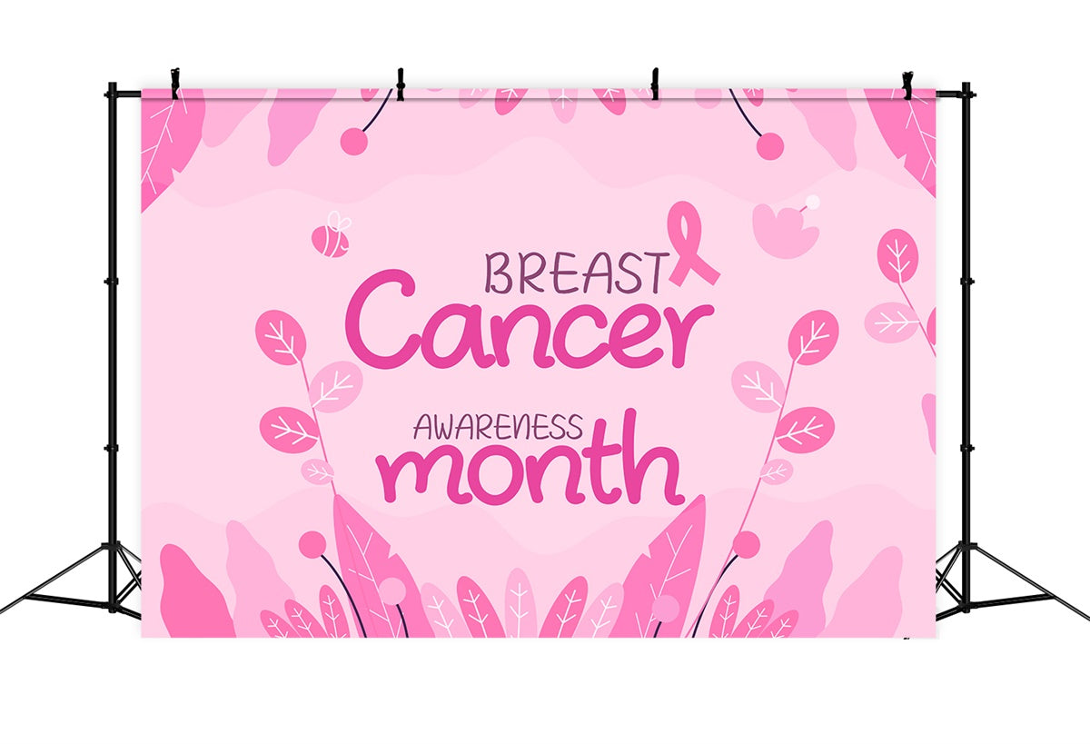 Breast Cancer Backdrops Pink Women's Health Awareness Backdrop UK XY2-5