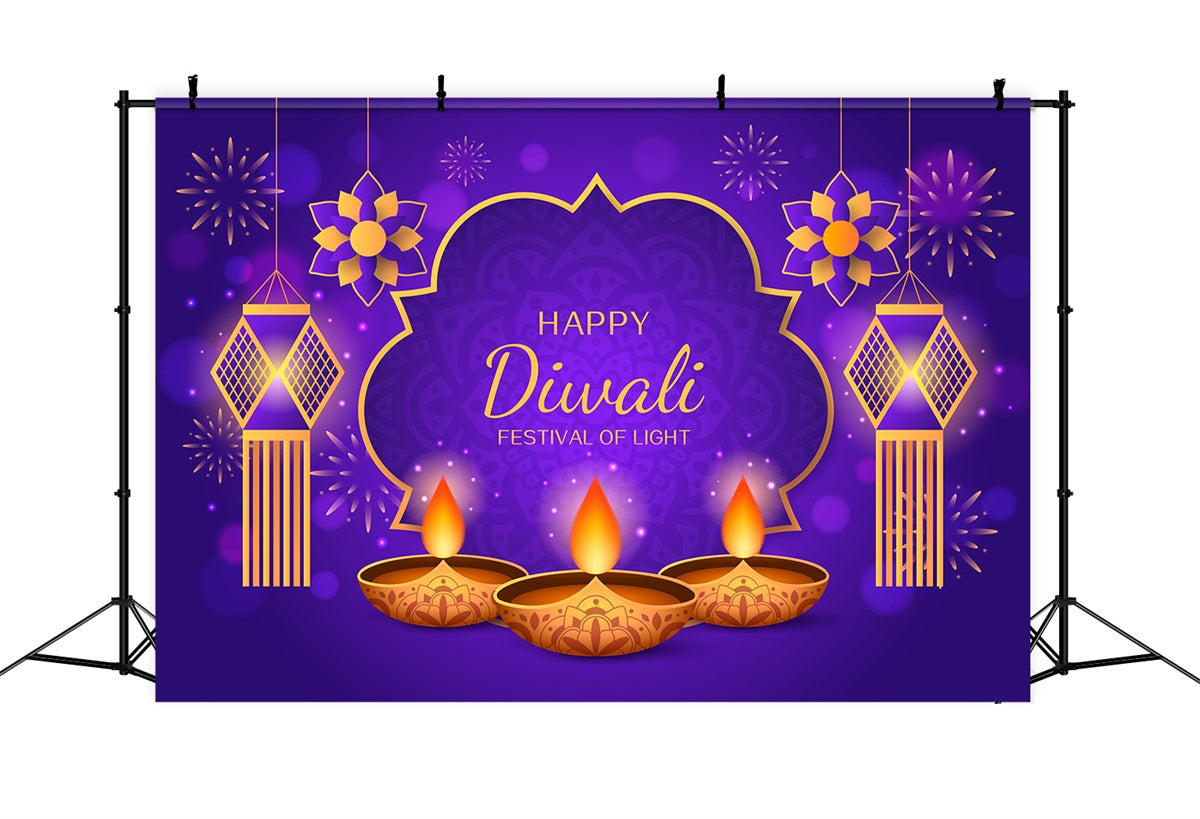 Backdrop For Diwali Grand Diwali Night Fireworks Backdrop UK XY2-70