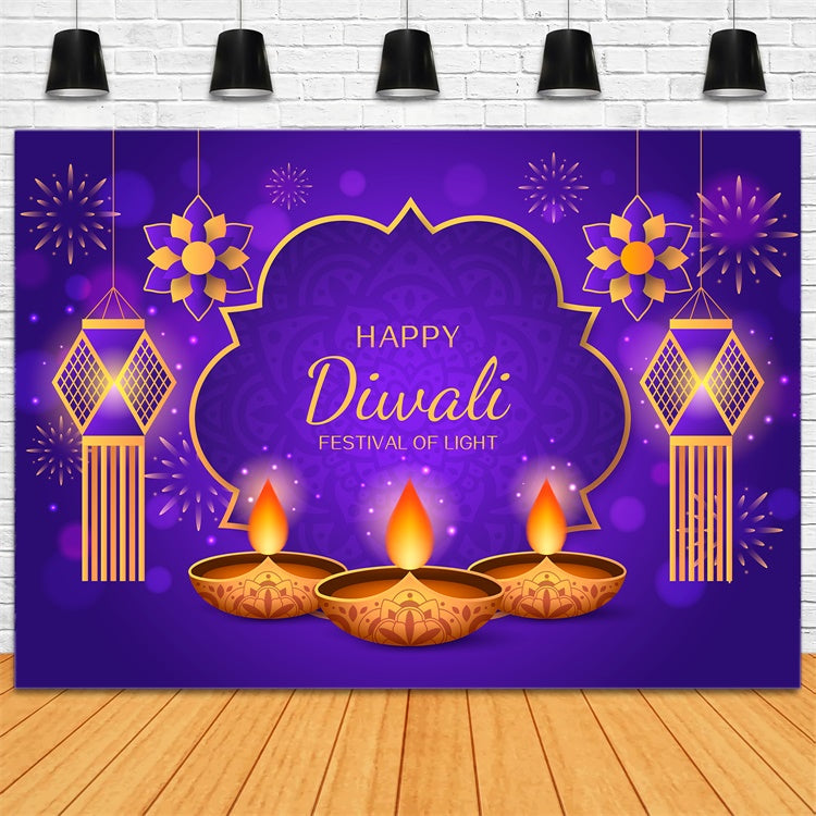 Backdrop For Diwali Grand Diwali Night Fireworks Backdrop UK XY2-70