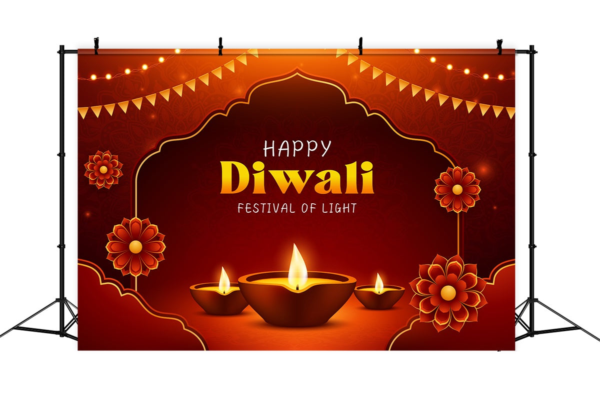 Diwali Backdrop Ideas Festive Golden Glow Diwali Backdrop UK XY2-72