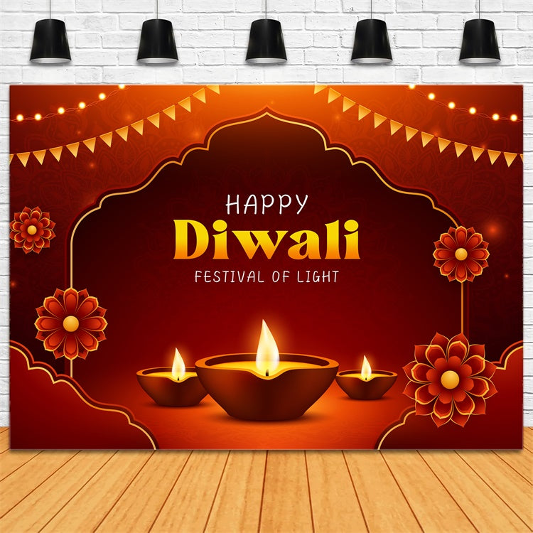 Diwali Backdrop Ideas Festive Golden Glow Diwali Backdrop UK XY2-72