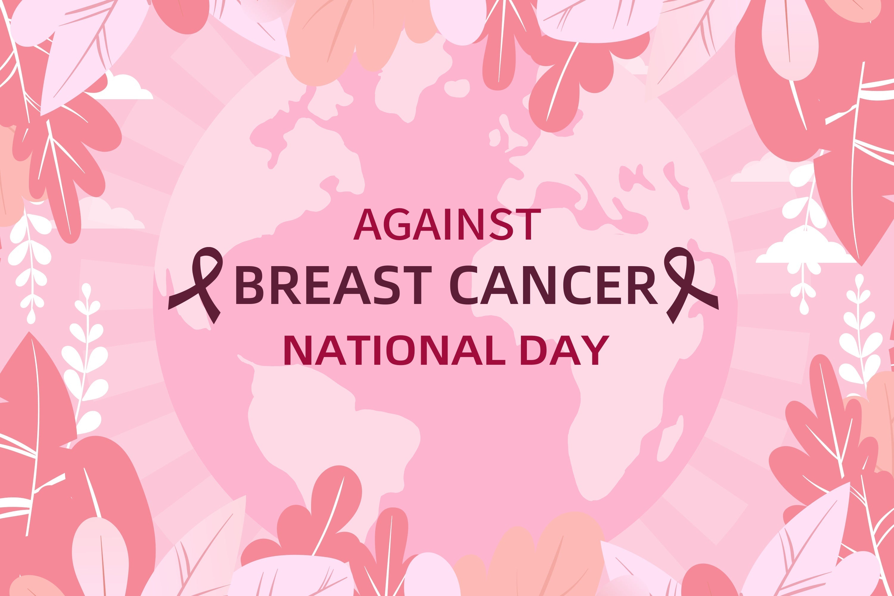 Breast Cancer Photo Backdrop Against Breast Cancer World Day Backdrop UK XY2-8