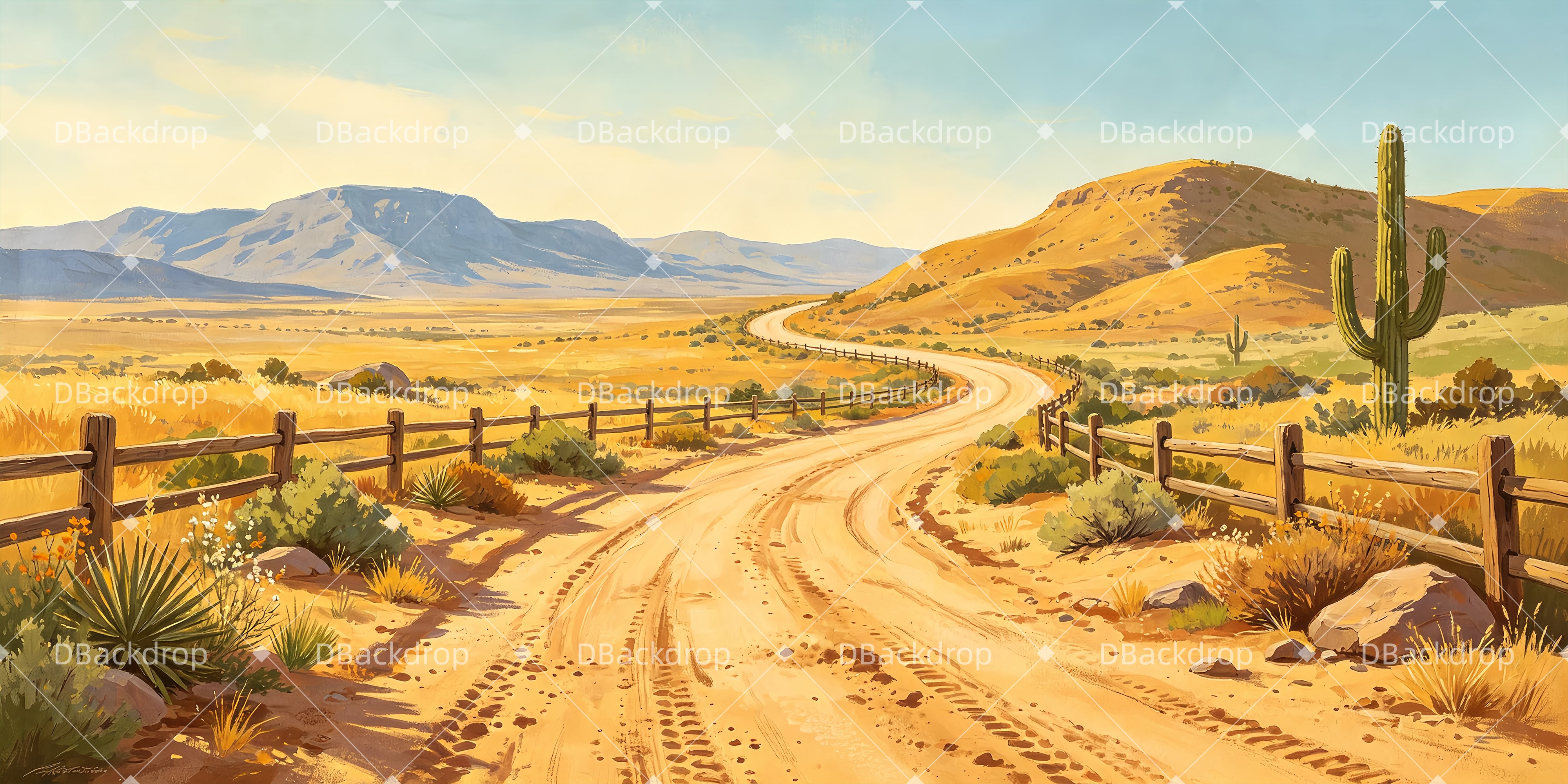 School Play Backdrops Canyon Trail Performance UK Backdrops ZTT66-T128