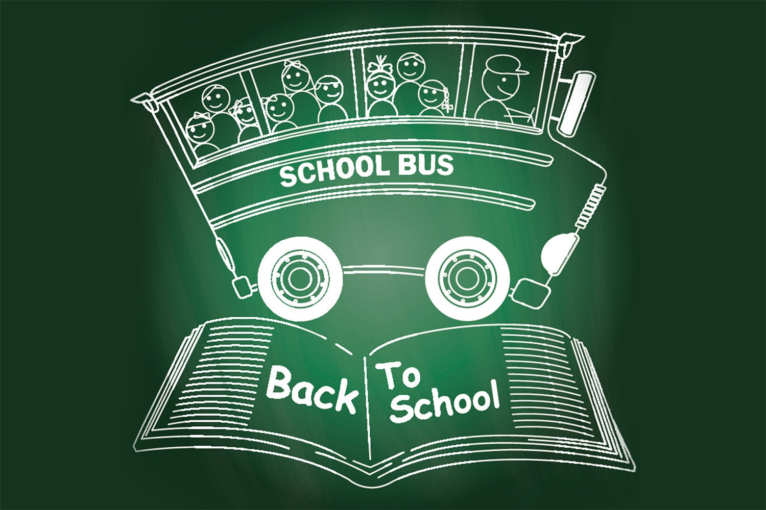 Magical School Bus Back to School Backdrop UK BRP7-21