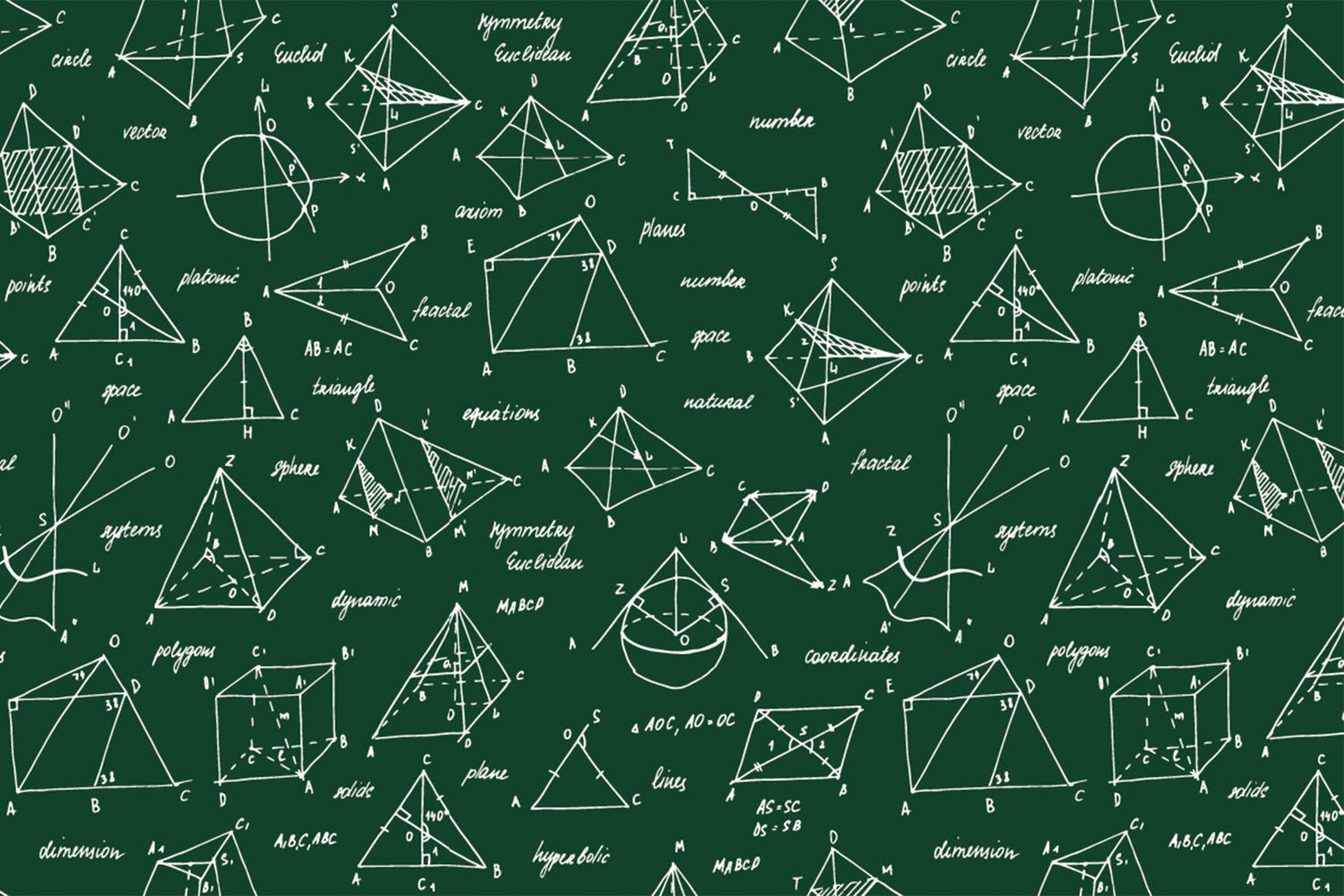 Geometry Chalkboard Back to School Backdrop UK BRP7-38