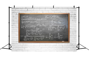 Back to School Brick wall Blackboard Backdrop UK BRP7-50