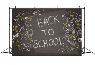 Blackboard Graffiti Back to School  Backdrop UK BRP7-40