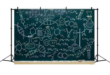 Chemical Formula Blackboard Back to School Backdrop UK BRP7-31