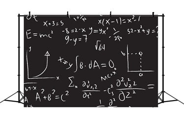 Science Formula Blackboard Back to School Backdrop UK BRP7-51