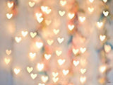 Pastel Heart Bokeh  Photo Studio Backdrop MR-0046