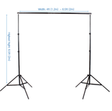 Backdrop UK Stand Kit Adjustable Background Support System Stand Kit PR2