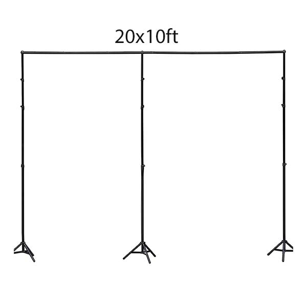 UK 20x10FT Backdrop Stands Adjustable Background Prop Support System Backdrops PR7