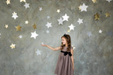 Abstract Texture Shiny Stars Photography backdrop uk GC-130