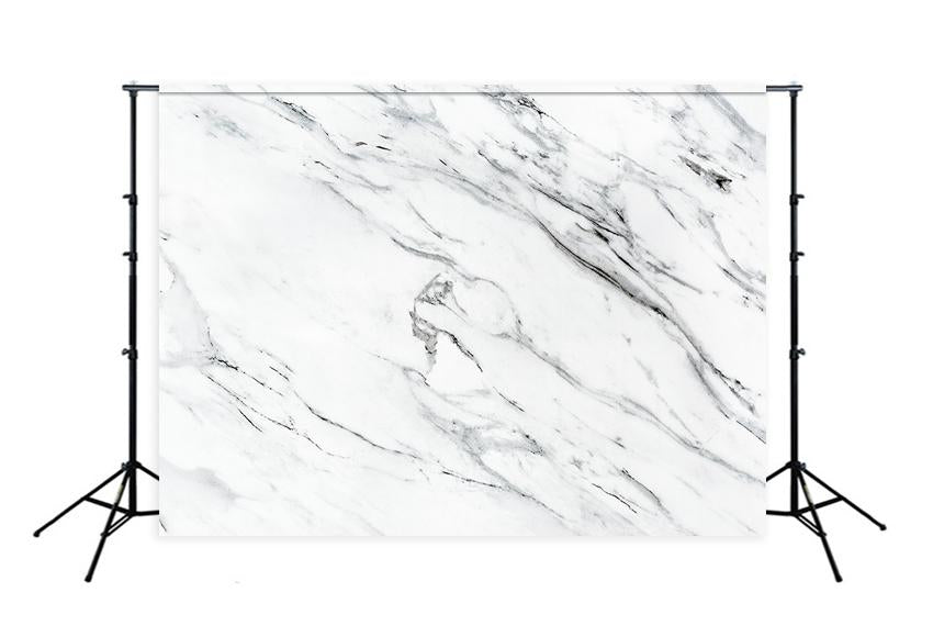 Marble Textured White Photo Studio Backdrop UK D102