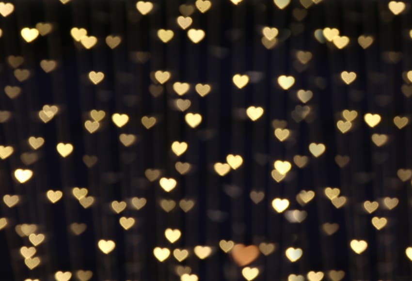 Valentine鈥檚 Day Bokeh Love Heart Backdrop