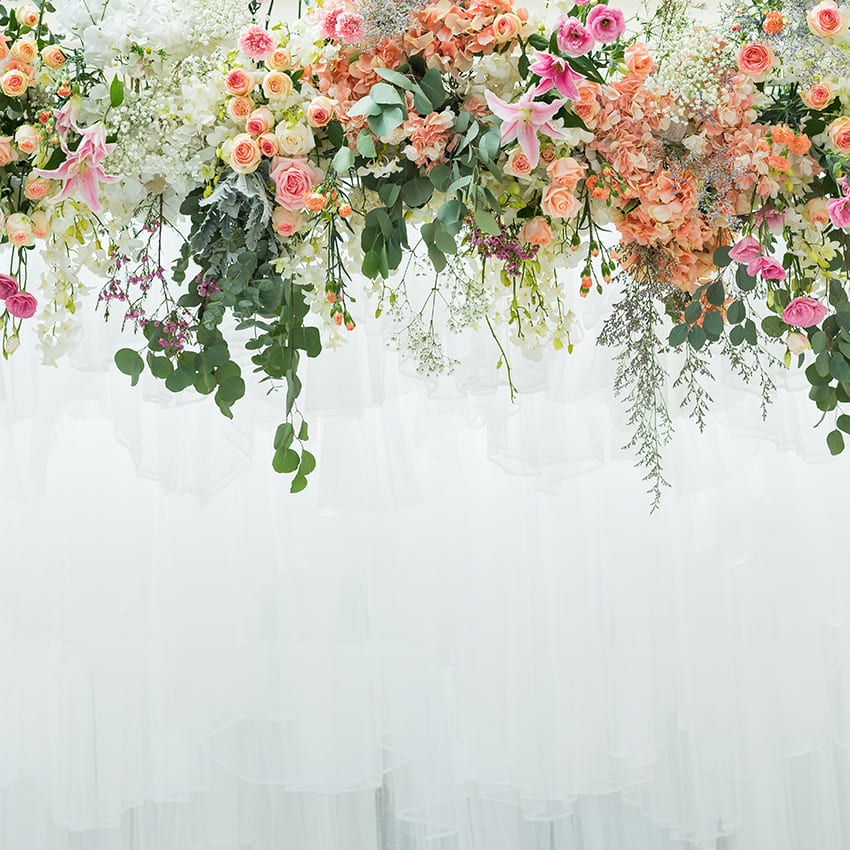 Wedding Flower Backdrop for Photography Decoration D1044
