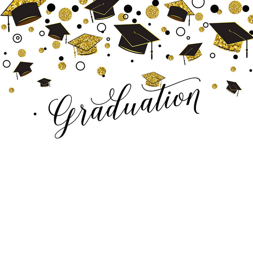 Graduation Party Decoration Photography Backdrop UK D1079