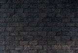 Black Brick Wall Rough Texture Backdrop for Photo Booth D130