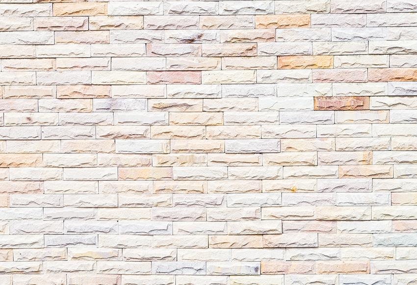 White Yellow Brick Wall Texture Backdrops for Photography D144