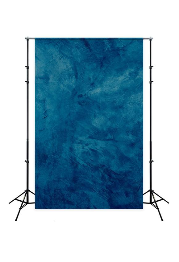 Abstract Blue Texture Portrait Backdrop for Photo Studio D168