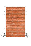 Red Brick Wall Texture Backdrop for Photo Booths D-246