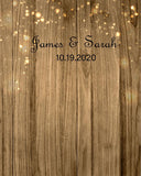 Personized Weeding Backdrop Wood Photography wedding Photo Booth Backdrop D534