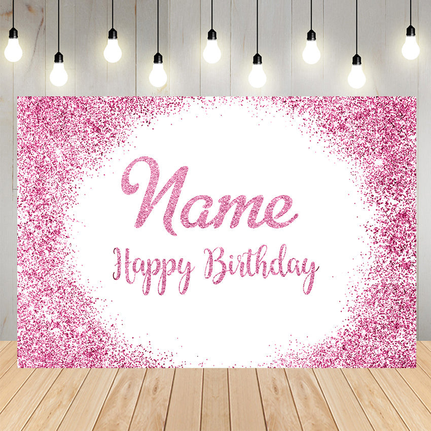 Custom Happy Birthday Party Photography Backdrop D701