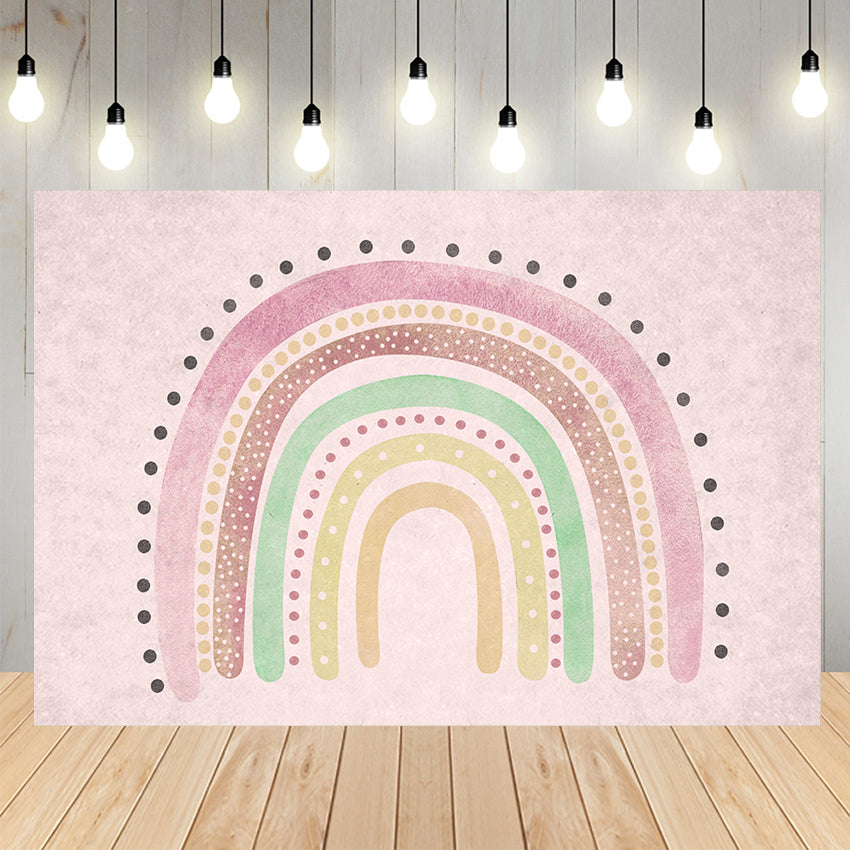 Boho Rainbow Children Baby Photo Shoot Backdrop