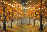 Autumn Forest Painting Photo Shoot Backdrop