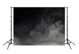 White Smoke Black Abstract Backdrop UK for Photo Studio D86
