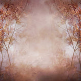 Swaying Flowers Blurry Abstract Backdrop D965