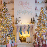 Merry Christmas Stocks Decoration Backdrop D981