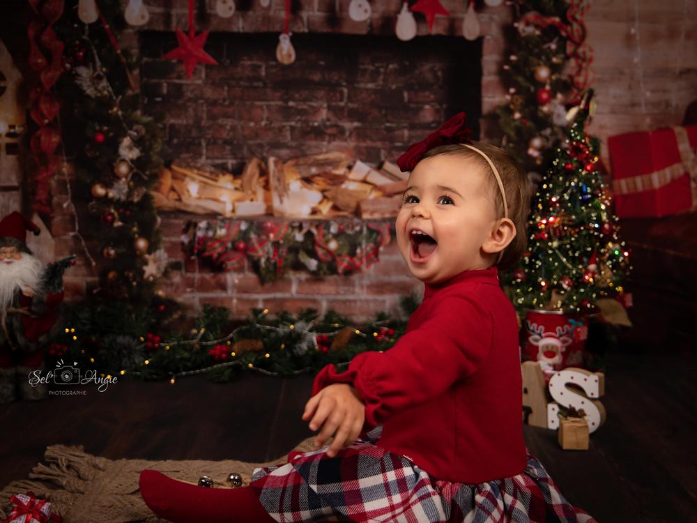 Christmas Decorations Brick Wall Photography backdrop UK DBD-19186