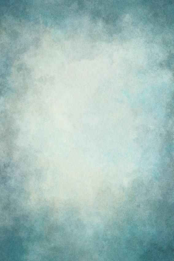 Abstract White Cyan Art Texture Backdrop For Photography DHP-219