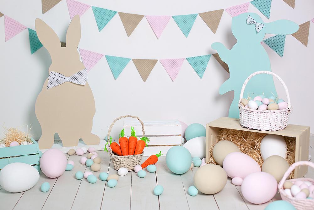 Easter Children Background Baby Shower Backdrops IBD-19281