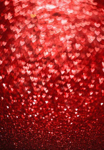 Valentine's Day Decoration Red Backdrop for Photography F-2978