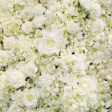 White Flower Wall Photography Backdrop  for Events G-184