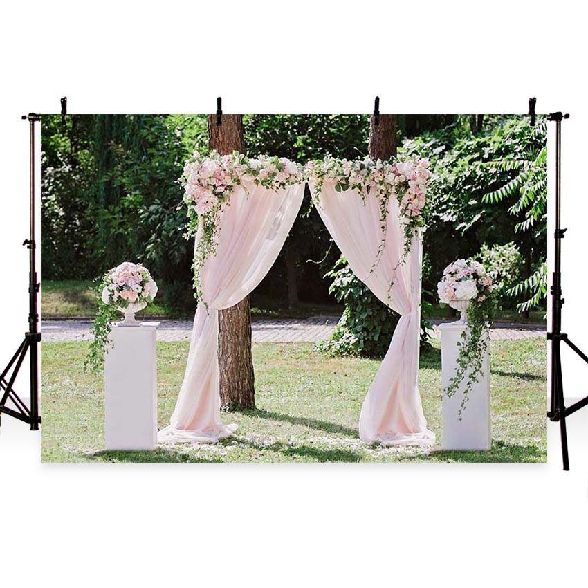 Wedding Background Wedding Ceremony Backdrop Flowers Backdrops G-200