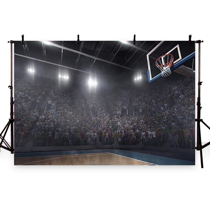 Basketball Sport Gym Backdrops for Photo Booth G-286