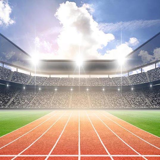 Athletics Stadium Sport Theme Photography Backdrop UK G-289 – Dbackdropcouk