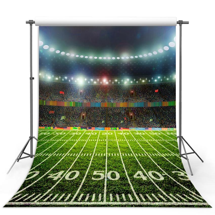 Photo Backdrop Football Field Sports Stadium Backdrops G-303